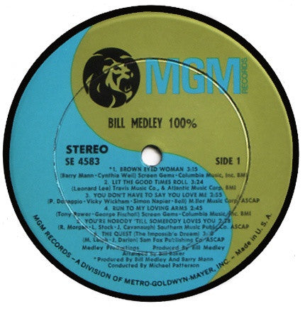 Bill Medley - 100%