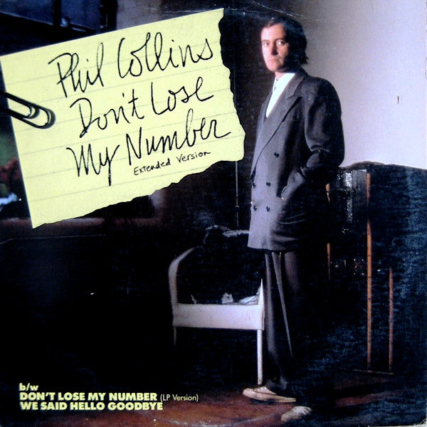 Phil Collins - Don't Lose My Number (Extended Version)