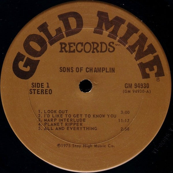 The Sons Of Champlin - Sons Of Champlin