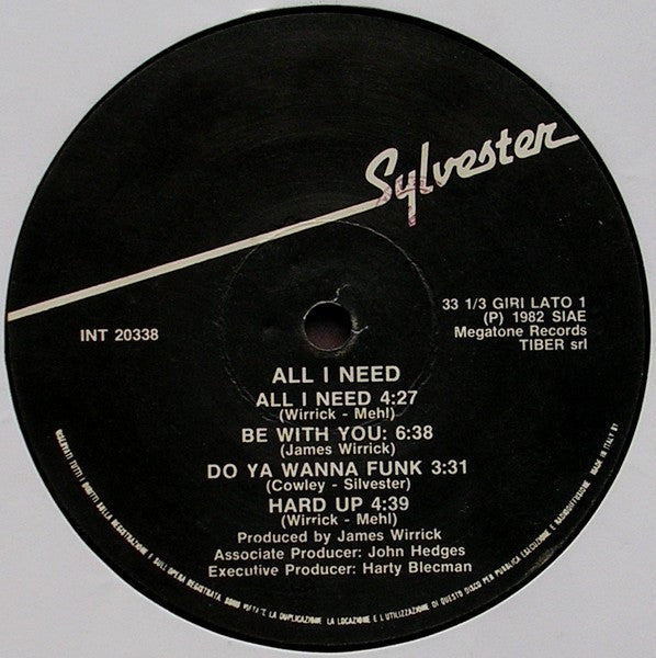 Sylvester - All I Need