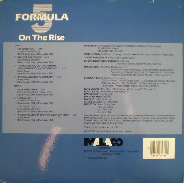Formula V - On The Rise
