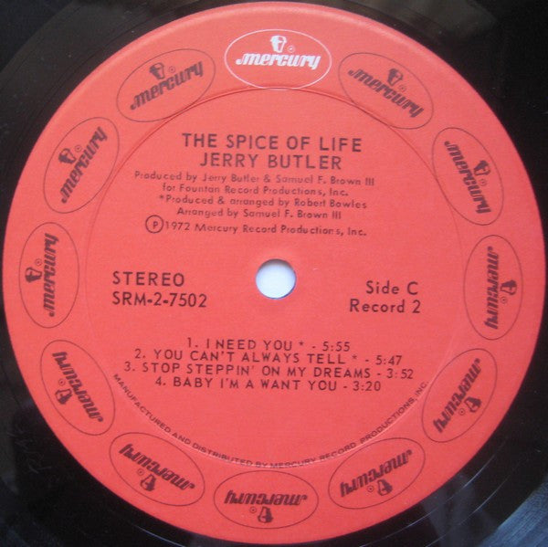 Jerry Butler - The Spice Of Life