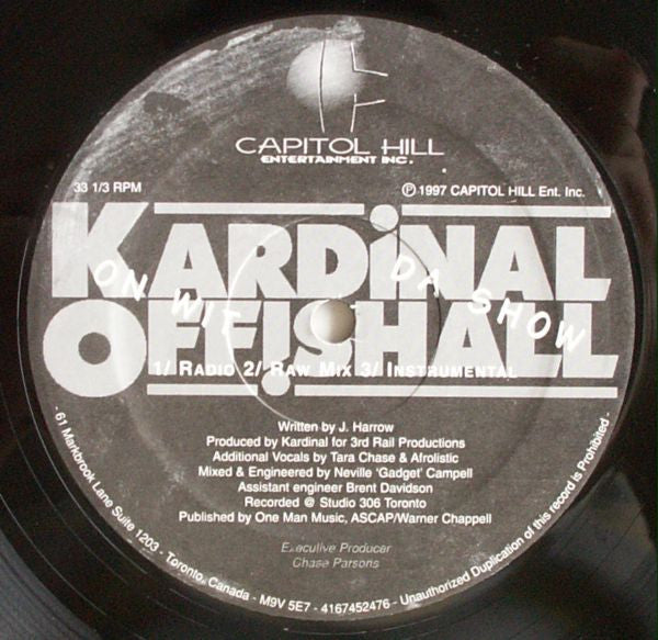 Kardinal Offishall - On Wit Da Show / Naughty Dread II