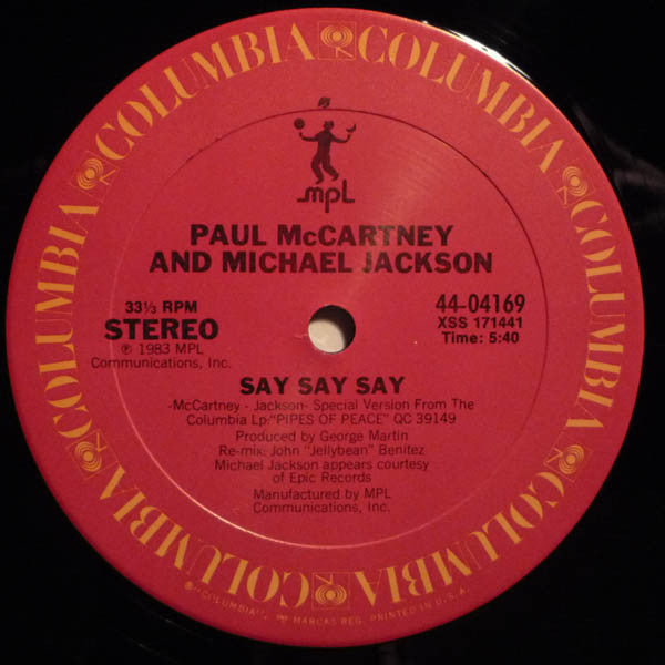 Michael Jackson & Paul McCartney - Say Say Say