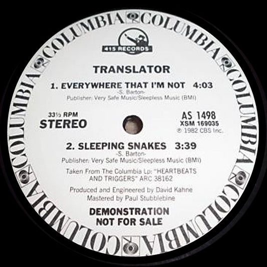 Translator (3) - Everywhere That I'm Not / When I Am With You