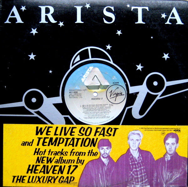 Heaven 17 - We Live So Fast / Temptation
