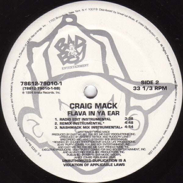 Craig Mack - Flava In Ya Ear