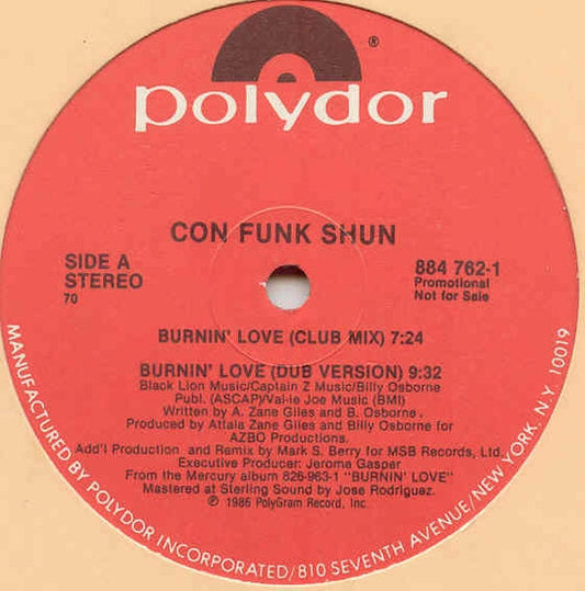 Con Funk Shun - Burnin' Love