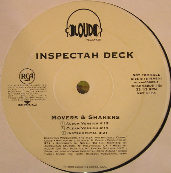 Inspectah Deck - Word On The Street / Movers & Shakers