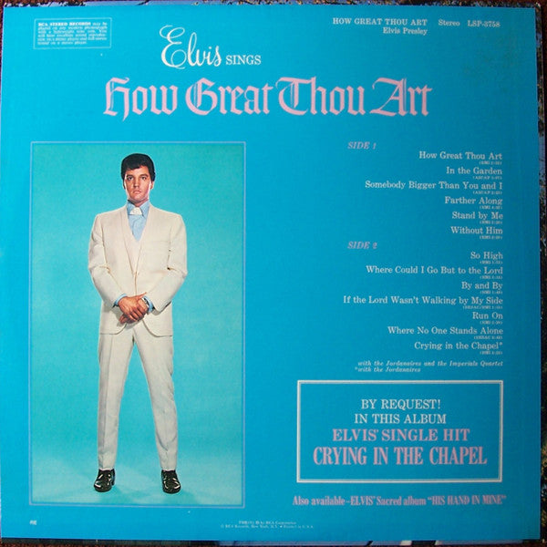 Elvis Presley - How Great Thou Art