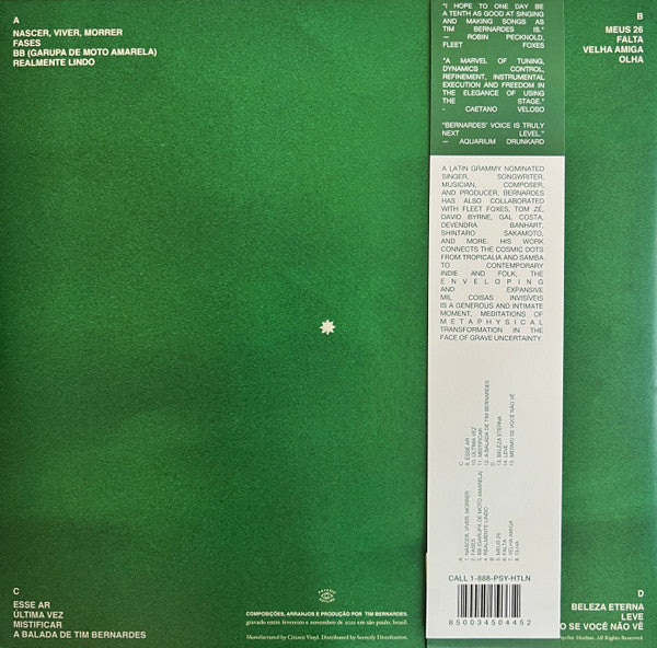 Tim Bernardes - Mil Coisas Invisíveis