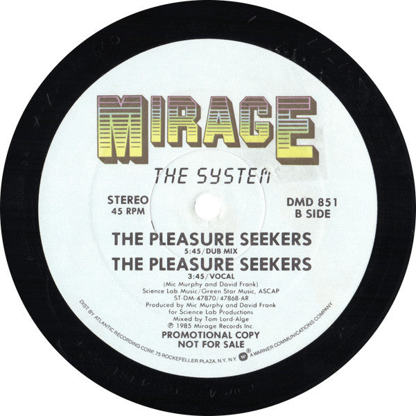 The System - The Pleasure Seekers