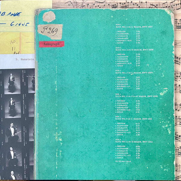 Yo-Yo Ma - 6 Suites For Unaccompanied Cello (The 1983 Sessions)