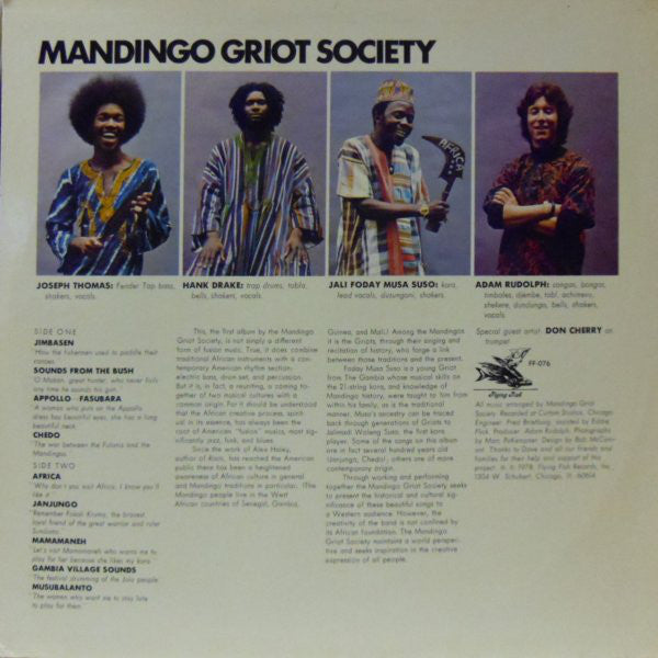 Mandingo Griot Society