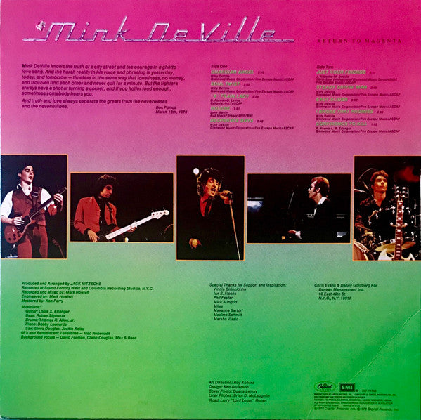Mink DeVille - Return To Magenta
