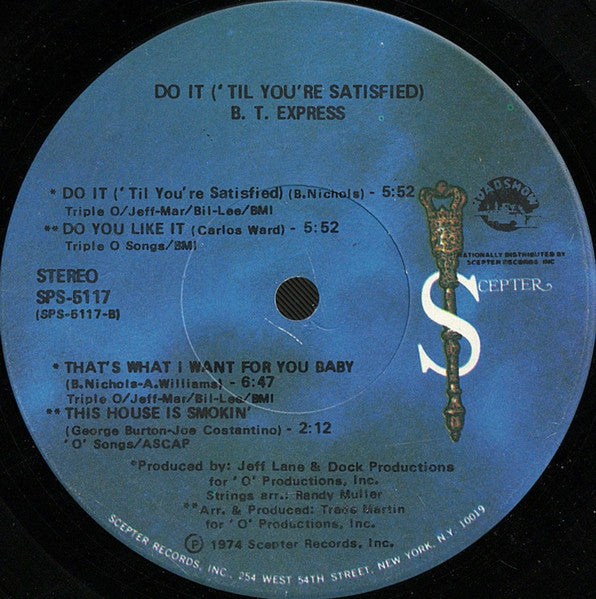 B.T. Express - Do It ('Til You're Satisfied)