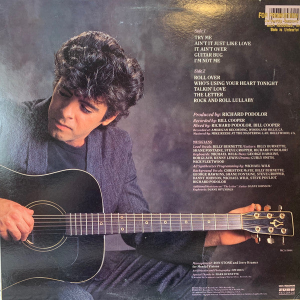 Billy Burnette - Try Me