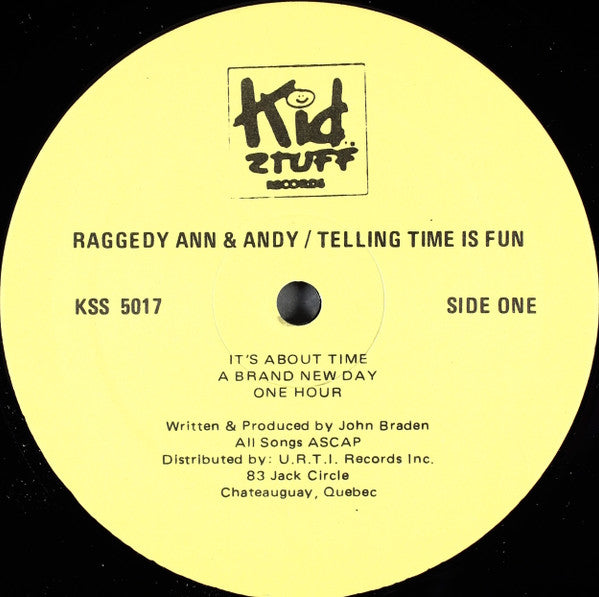 Raggedy Ann & Andy Telling Time Is Fun