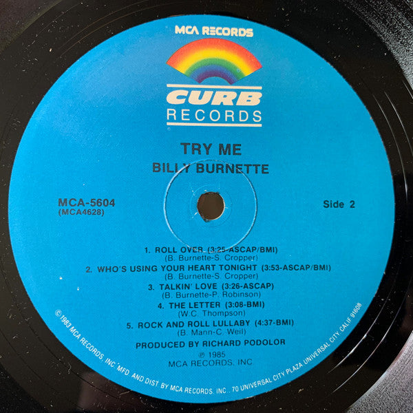 Billy Burnette - Try Me