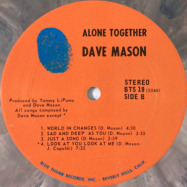 Dave Mason - Alone Together (Marble Vinyl)