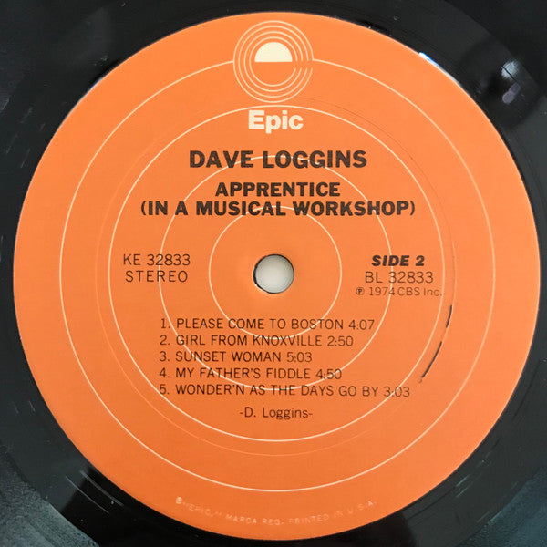 Dave Loggins - Apprentice (In A Musical Workshop)