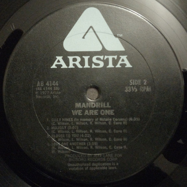 Mandrill - We Are One