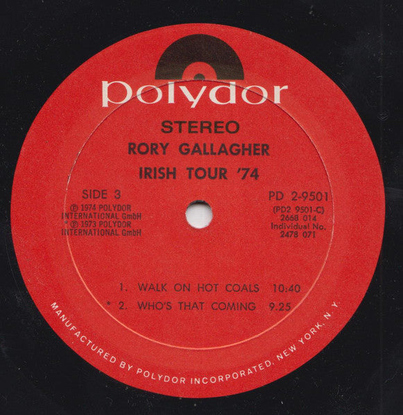 Rory Gallagher - Irish Tour '74