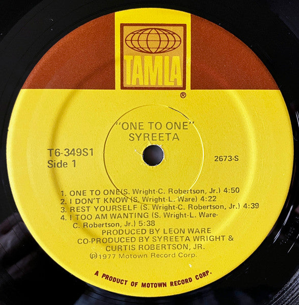 Syreeta - One To One