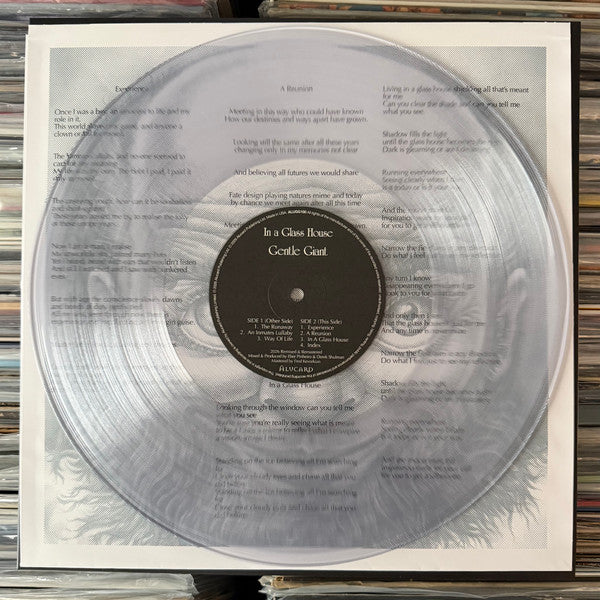 Gentle Giant - In A Glass House (180g, CLEAR VINYL, REMASTERED]