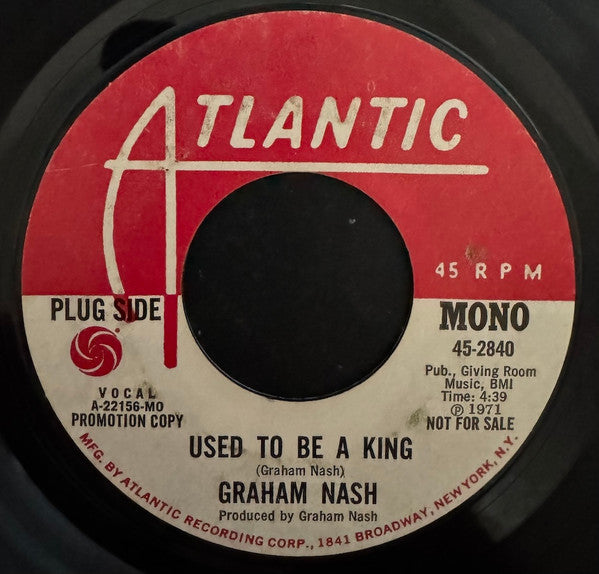 Graham Nash - Used To Be A King