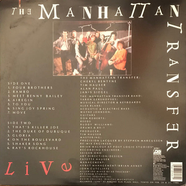 The Manhattan Transfer - Live