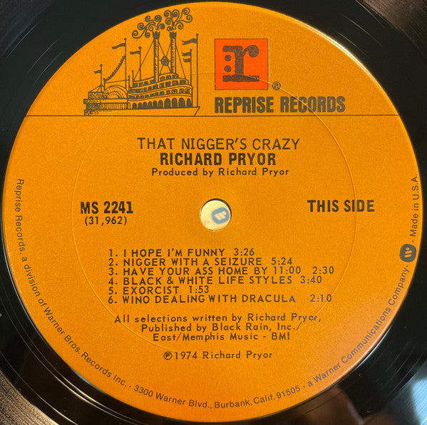 Richard Pryor - That Nigger's Crazy