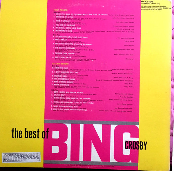Bing Crosby - The Best Of Bing