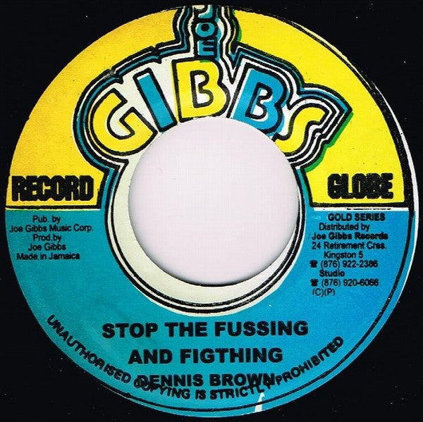 Dennis Brown - Stop The Fussing And Figthing