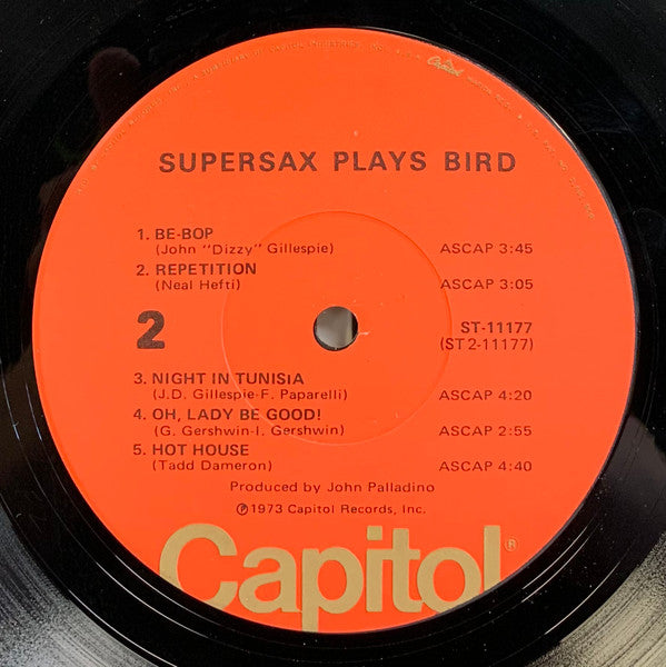 Supersax - Supersax Plays Bird