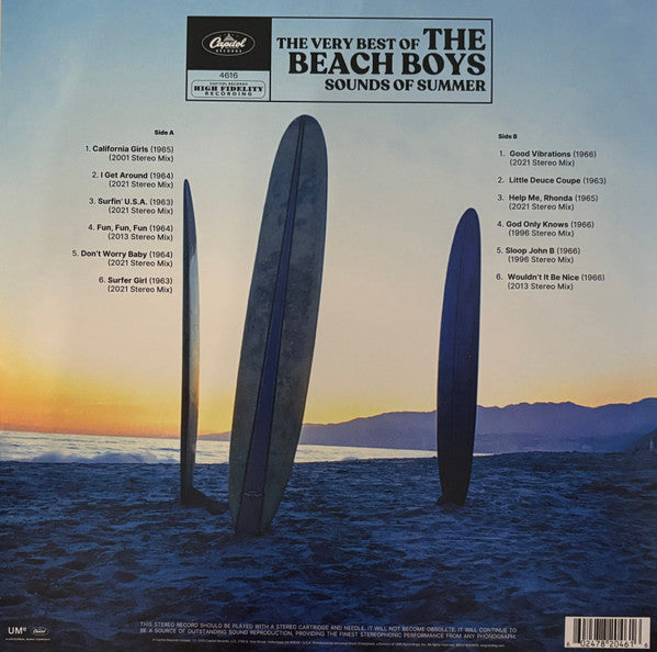 The Very Best Of The Beach Boys (Sounds Of Summer)