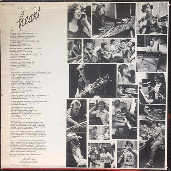 Various - Take My Heart - Commercial Music / Recording Arts - 1981