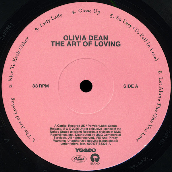Olivia Dean - The Art Of Loving