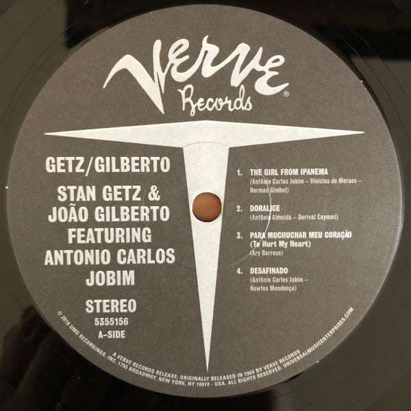 Stan Getz / João Gilberto Featuring Antonio Carlos Jobim - Getz / Gilberto