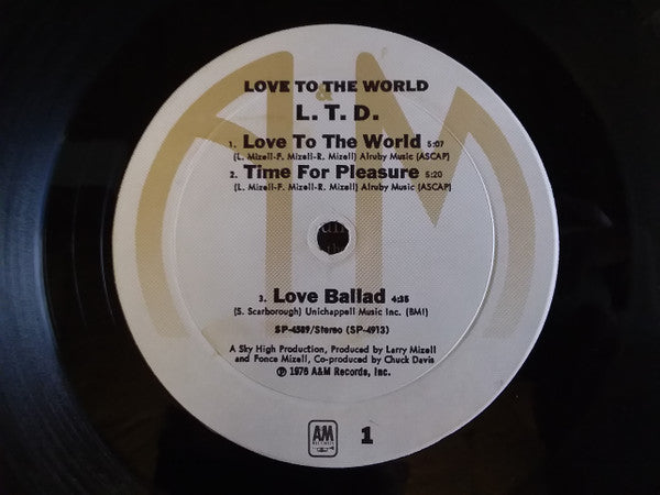 L.T.D. - Love To The World