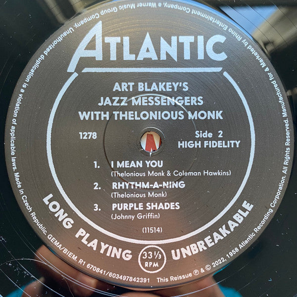 Art Blakey's Jazz Messengers With Thelonious Monk (2LP, Deluxe Edition)