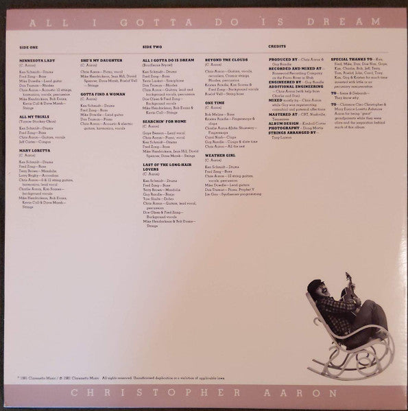 Christopher Aaron - All I Gotta Do Is Dream