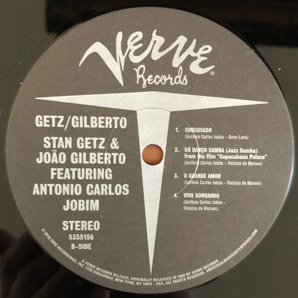 Stan Getz / João Gilberto Featuring Antonio Carlos Jobim - Getz / Gilberto