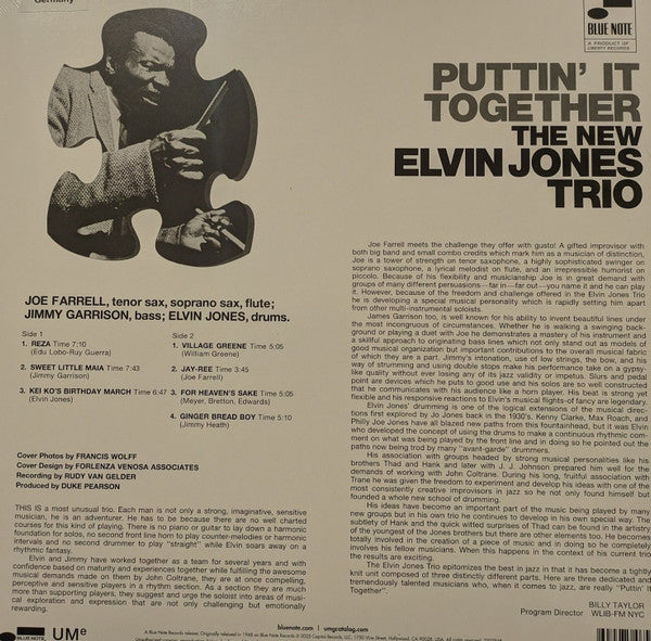 The New Elvin Jones Trio - Puttin' It Together