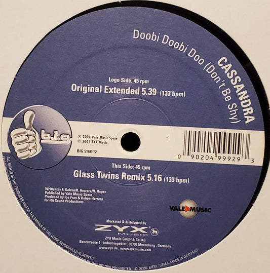 Cassandra - Doobi Doobi Doo (Don't Be Shy)