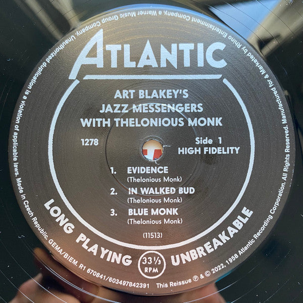 Art Blakey's Jazz Messengers With Thelonious Monk (2LP, Deluxe Edition)