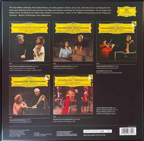 Anne-Sophie Mutter - The Solo Concertos