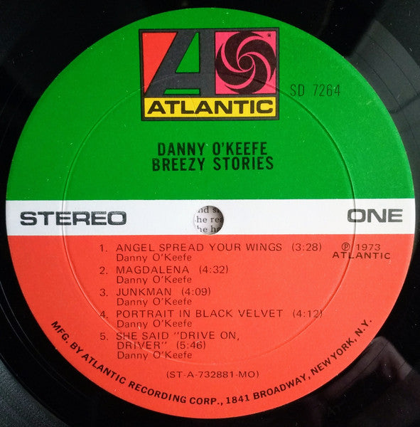 Danny O'Keefe - Breezy Stories