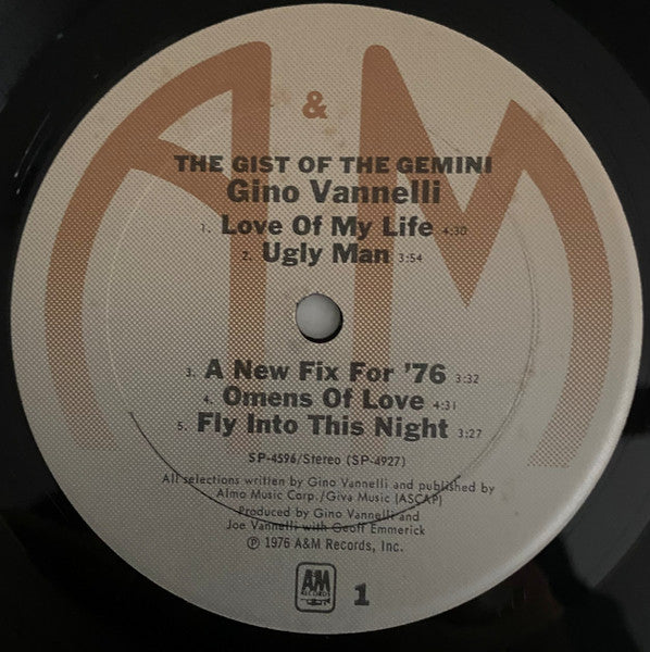Gino Vannelli - The Gist Of The Gemini