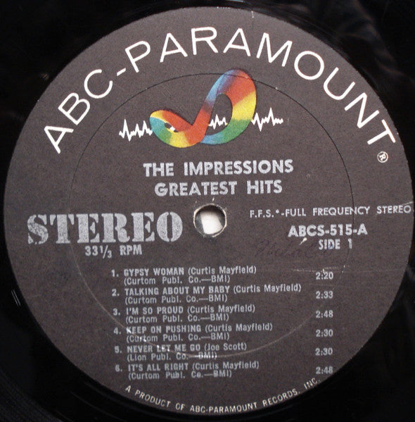 The Impressions - Greatest Hits